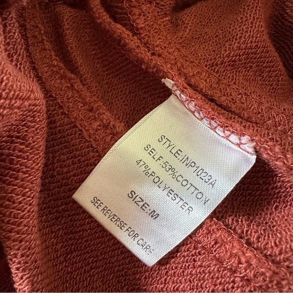 New Noflik Sweatpants Rust Orange Sz M - Picture 10 of 11